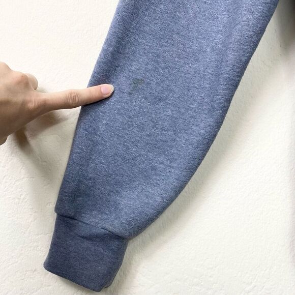 Teemax Carmel California Grey Blue Graphic Spellout Hoodie Sweatshirt Size S - Picture 3 of 5